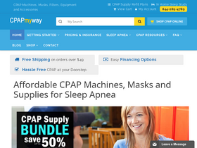 'cpapmyway.com' screenshot