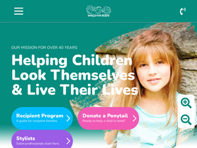 'wigsforkids.org' screenshot