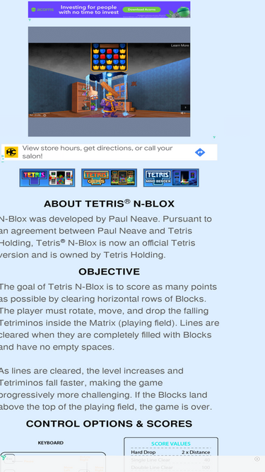 Neave Tetris - Free Play & No Download