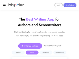 'livingwriter.com' screenshot