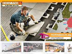 'hornbach.com' screenshot