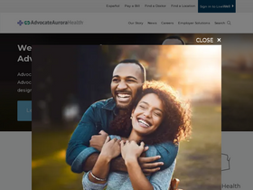 'advocateaurorahealth.org' screenshot