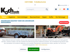 'kochanhaengerwerke.de' screenshot