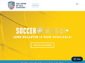 'unitedsoccercoaches.org' screenshot