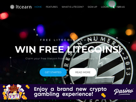 'ltc-earn.com' screenshot
