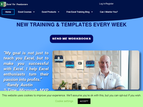 'excelforfreelancers.com' screenshot