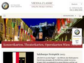 'viennaclassic.com' screenshot