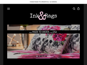 Ink&Rags homepage screenshot
