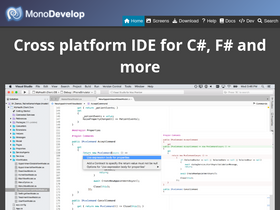 'monodevelop.com' screenshot