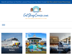 'eatsleepcruise.com' screenshot
