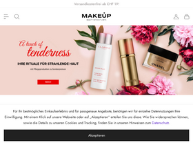 'makeup.ch' screenshot