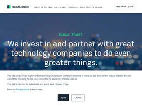 'thomabravo.com' screenshot