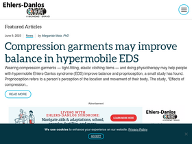 'ehlersdanlosnews.com' screenshot