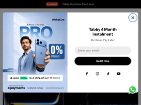 webstoreshops.com homepage screenshot