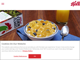 'kelloggcompany.com' screenshot