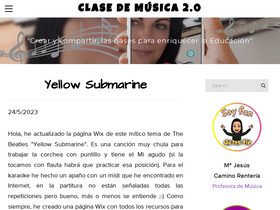 'mariajesusmusica.com' screenshot