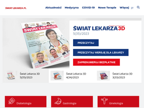 'swiatlekarza.pl' screenshot