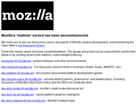 mail.mozilla.org