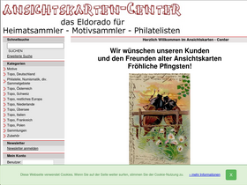 'ansichtskarten-center.de' screenshot