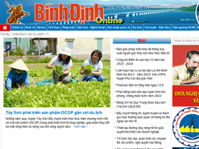 'baobinhdinh.vn' screenshot