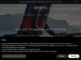 'brooksengland.com' screenshot