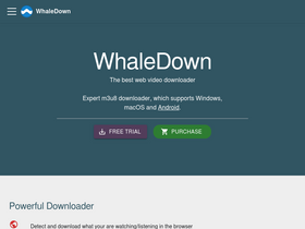 'whaledown.com' screenshot