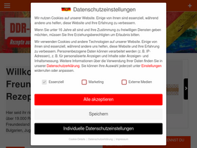 'ddr-rezepte.net' screenshot