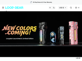 Loopgear website screenshot