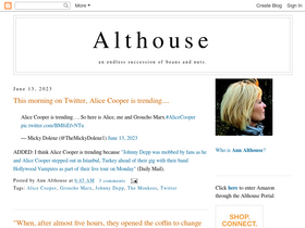 'althouse.blogspot.com' screenshot