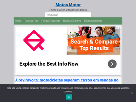 'motos-motor.com.br' screenshot