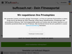 'buffcoach.net' screenshot