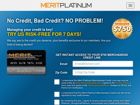 'meritplatinum.com' screenshot