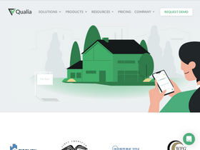 'qualia.com' screenshot