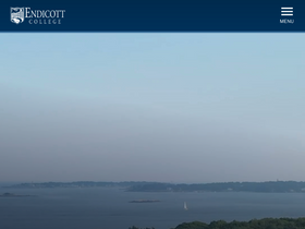 'endicott.edu' screenshot