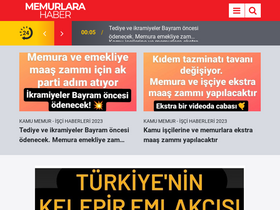 'memurlarahaber.com' screenshot