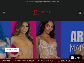Adult Outlet homepage screenshot