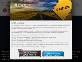 'instaforex.eu' screenshot