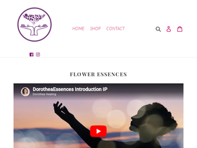 dorotheaessences.com homepage screenshot