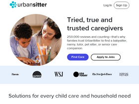 'urbansitter.com' screenshot