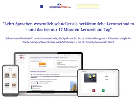 'sprachenlernen24.de' screenshot