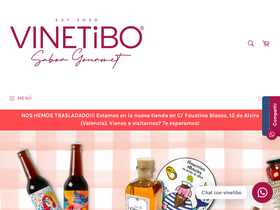 vinetibo.es homepage screenshot