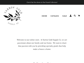 yarrowgoldsupplyco.com homepage screenshot