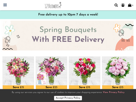 '123-flowers.co.uk' screenshot