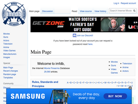 'imfdb.org' screenshot