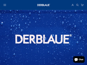 DERBLAUE® homepage screenshot