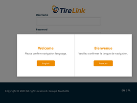 'tirelinkhub.ca' screenshot