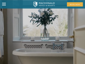 'macdonaldhotels.co.uk' screenshot