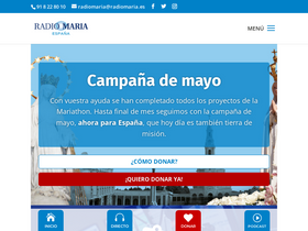 'radiomaria.es' screenshot