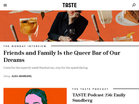 'tastecooking.com' screenshot