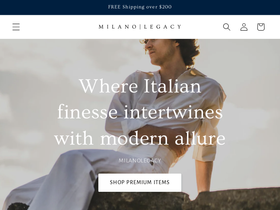 Milanolegacy website screenshot